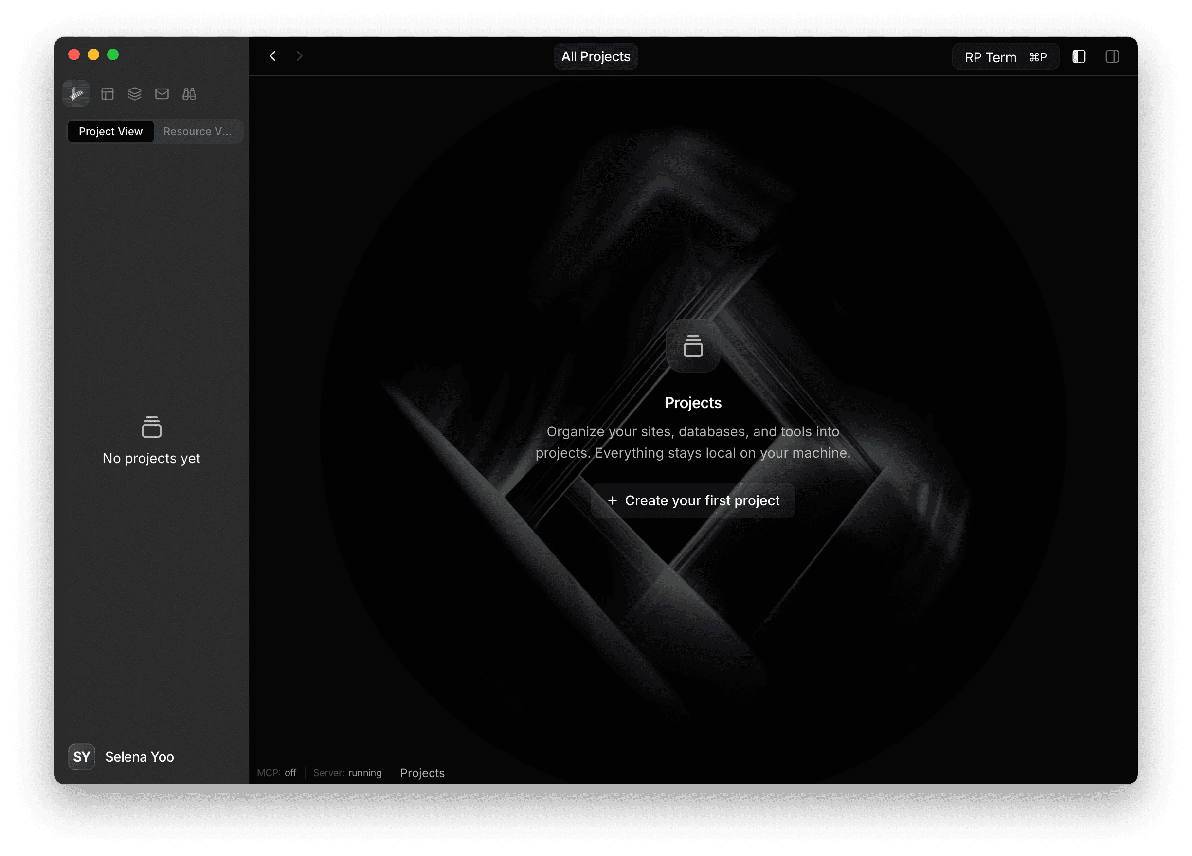 Create your first project